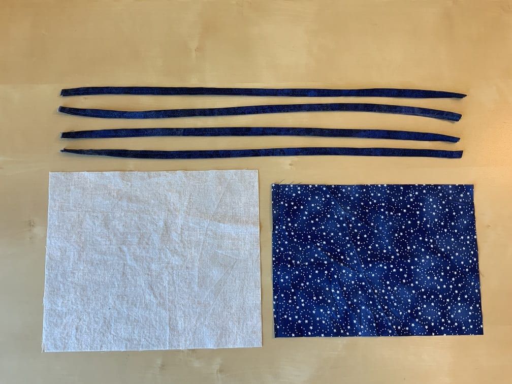 Fabric components for fabric mask